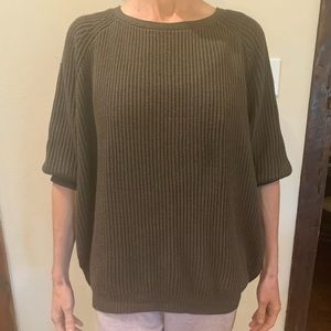 Chicos Knit Poncho Sweater